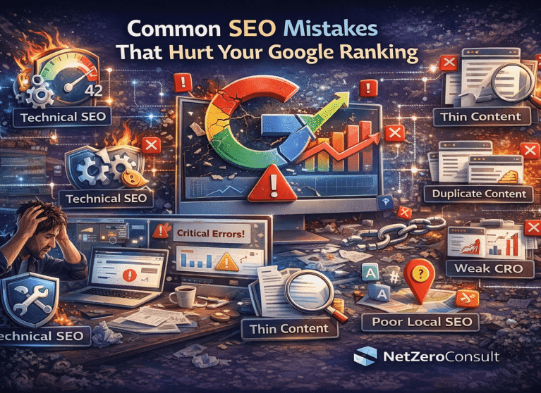 Common SEO Mistakes Hurting Google Rankings in 2026