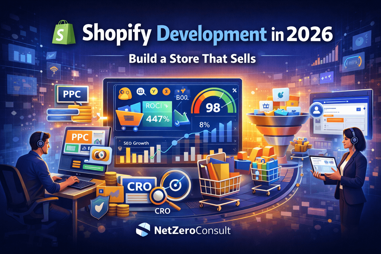 Shopify Development for Growth in 2026 | NetZeroConsult